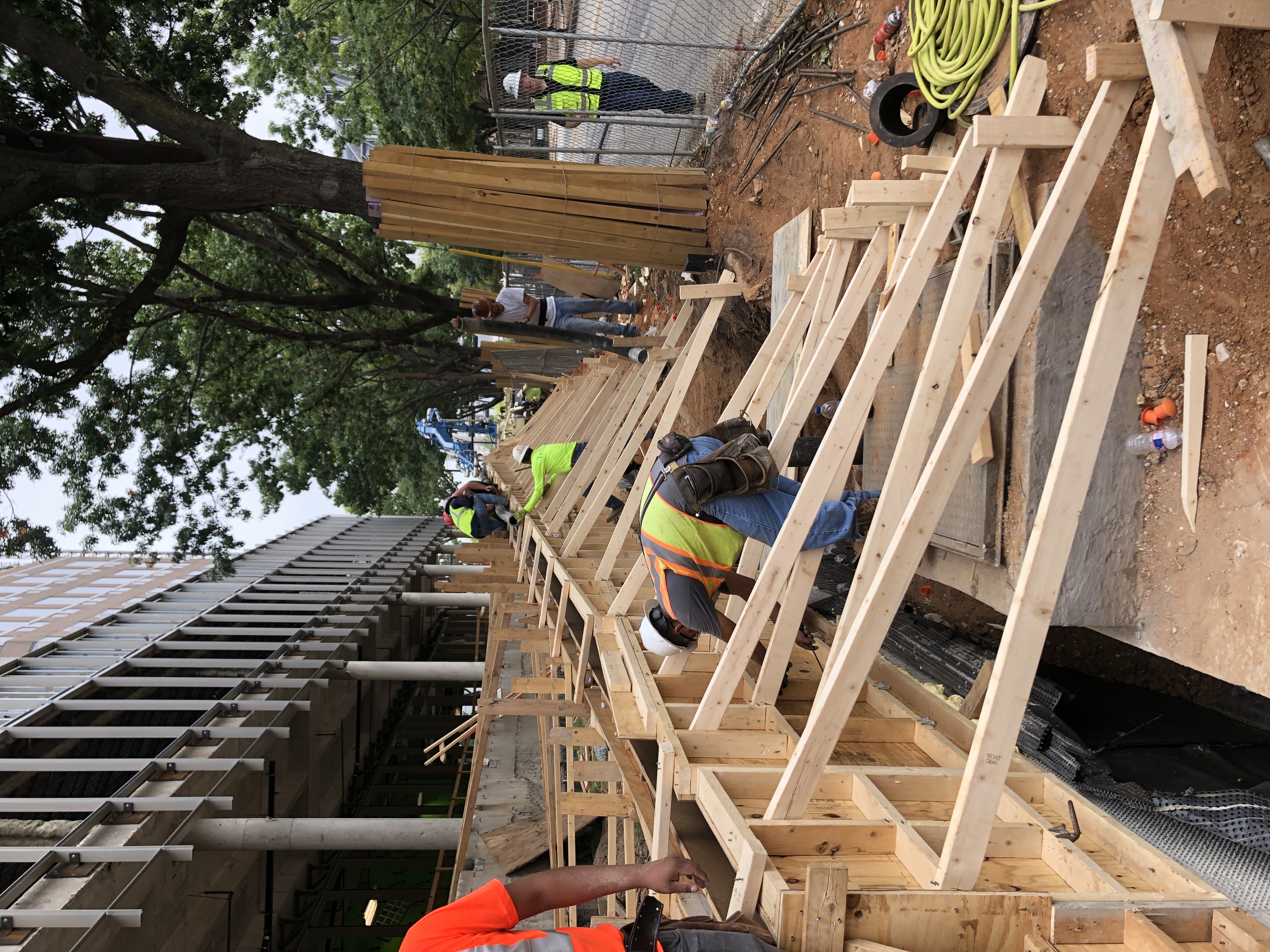 Commercial concrete project